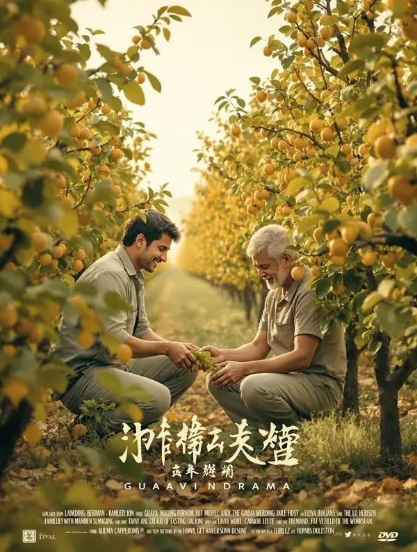 叶落有声 海报封面，剧情题材