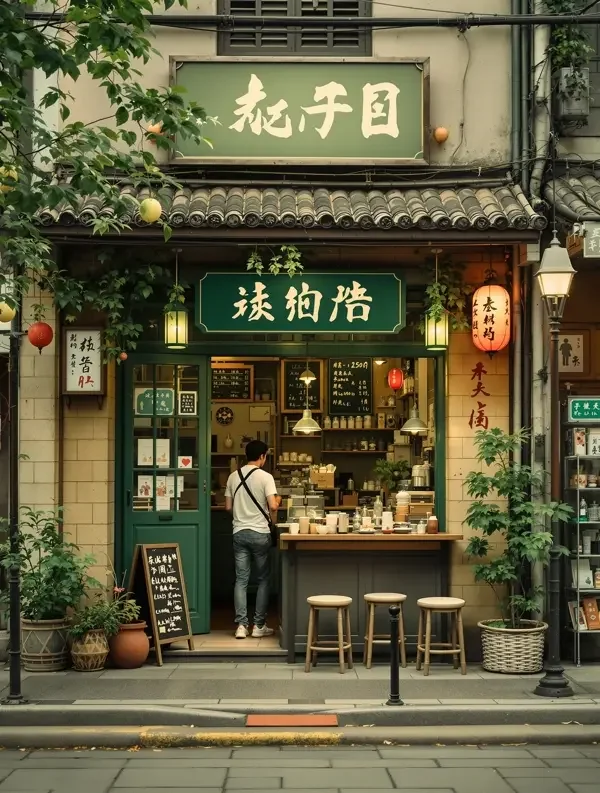 胡同里的一抹绿 海报封面，都市题材